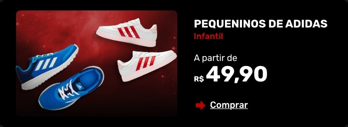 Pequeninos de adidas - A partir de R$49,90 com até 55% OFF