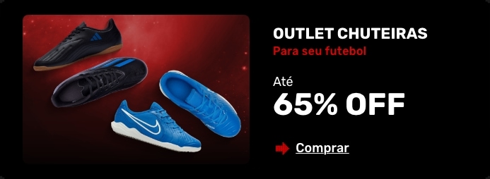 Outlet Chuteiras - Com até 65% OFF