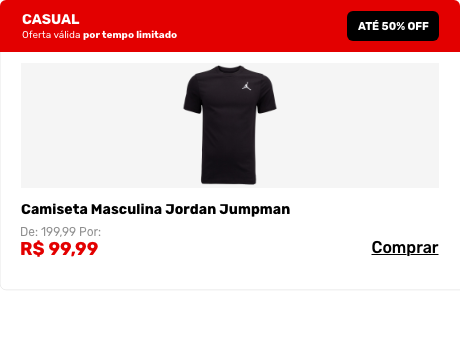Camiseta Masculina Jordan Jumpman