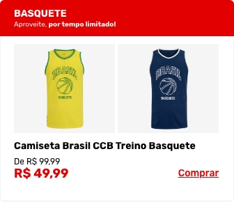 Camiseta Brasil CCB Treino Basquete