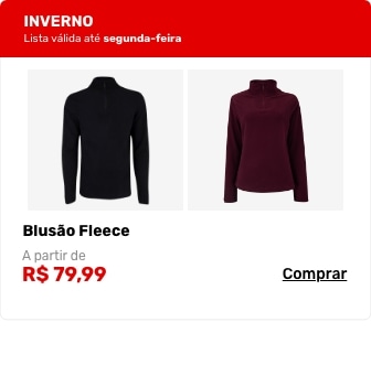 Blusão Fleece