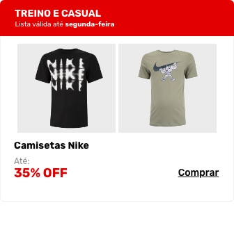 Camisetas Nike - Do treino ao dia a dia