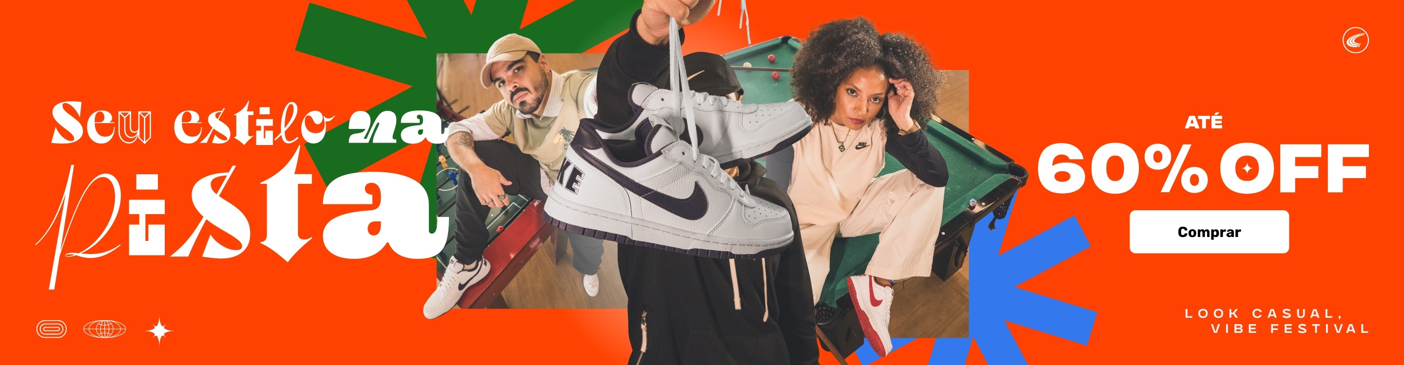 Seu Estilo na Pista - Com até 60% OFF 