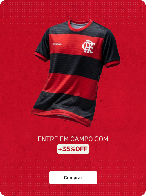 Entre em campo com +35% OFF