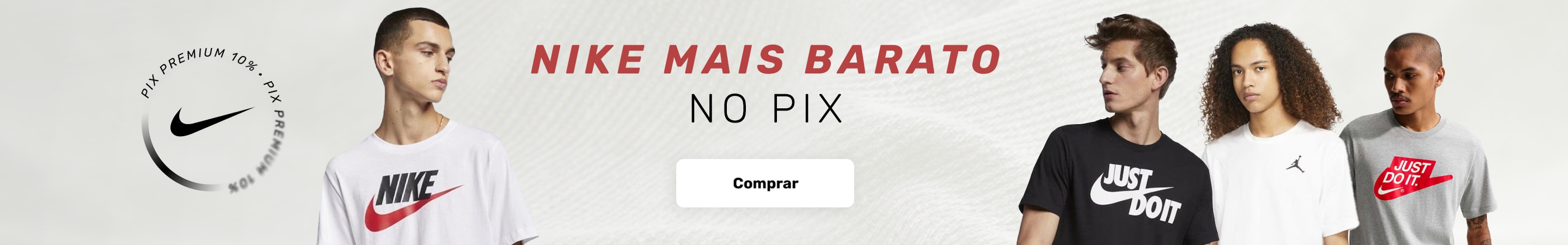 Nike | Mais barato no PIX