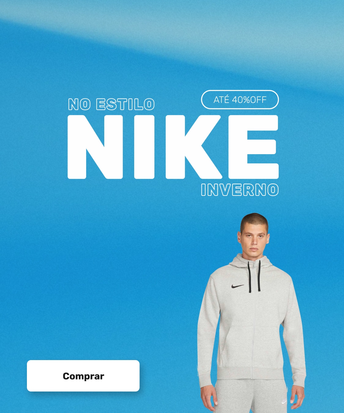 No estilo Nike Inverno