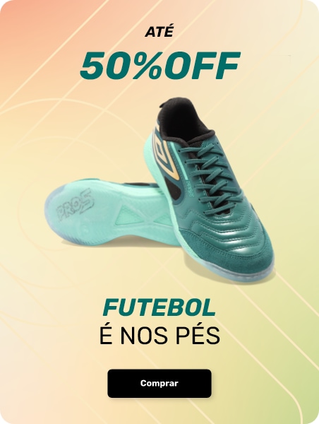 Futebol é nos pés