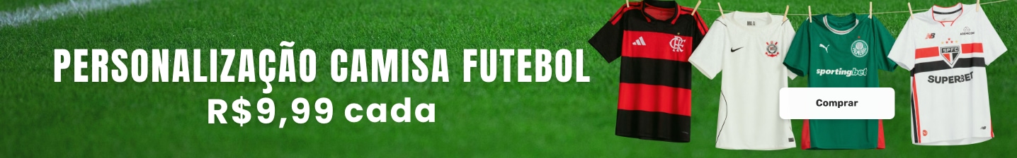 Personalização camisa futebol