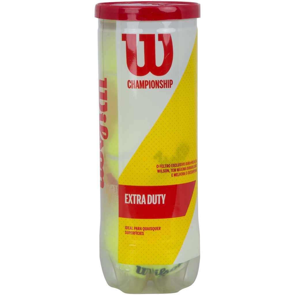 Bola de Tênis Wilson Championship Extra Duty - 3 Unidades