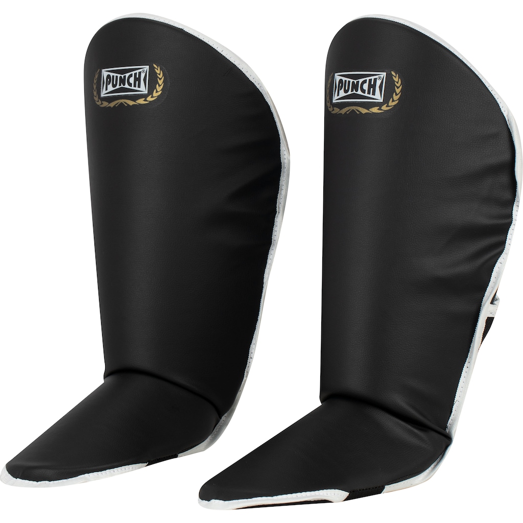 Protetor de Canela com Extensão de Pé Punch Muay Thai - Adulto