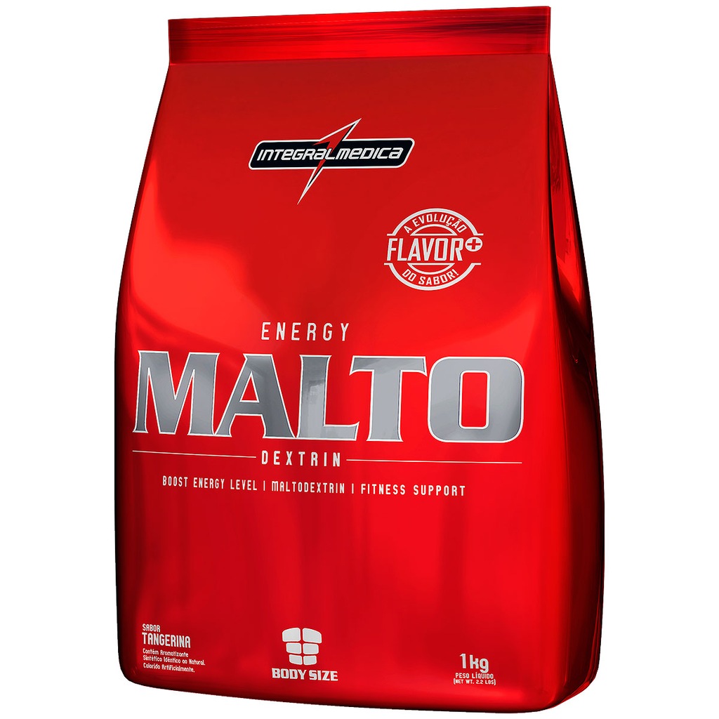 Maltodextrin Integralmédica - Tangerina - 1Kg - Foto 1