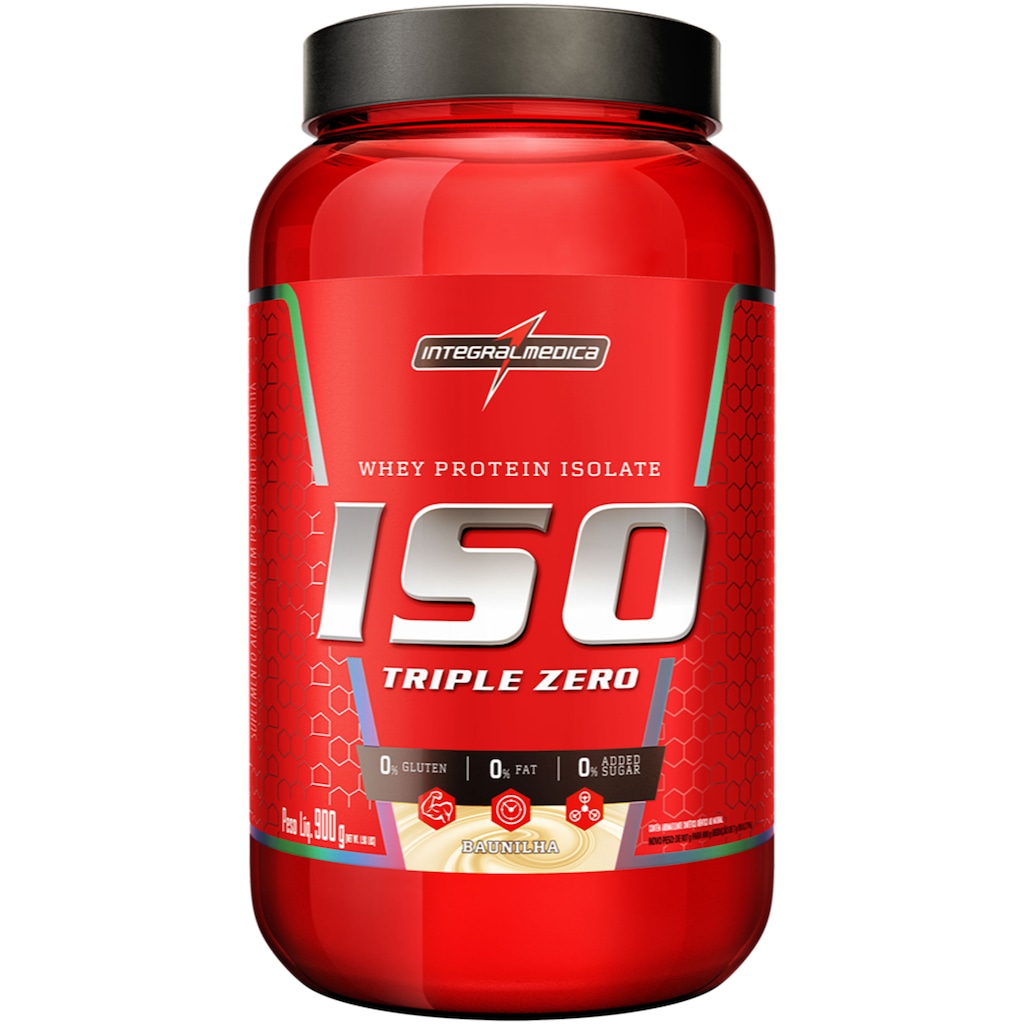 Whey Protein Integralmédica Baunilha ISO Triple Zero - 900g - Foto 1