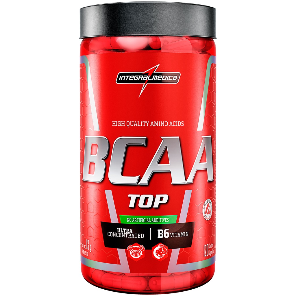 BCAA Integralmédica Top - 120 Cápsulas - Foto 1