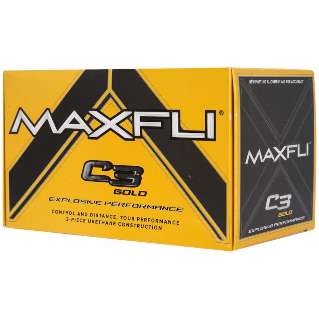 Bola Golf Maxfli C3 Black MAB002