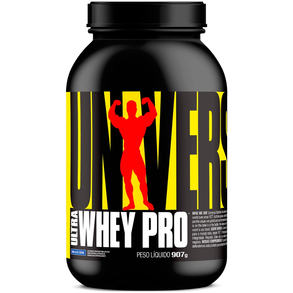 Ultra Whey Pro Universal - Sorvete de Baunilha - 907g - Foto 1