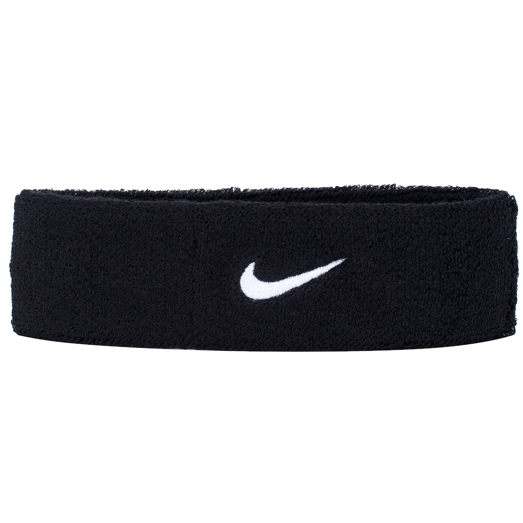 Testeira Nike Swoosh Headband - Azul Marinho com Rosa-Azul Marinho / Rosa-R1