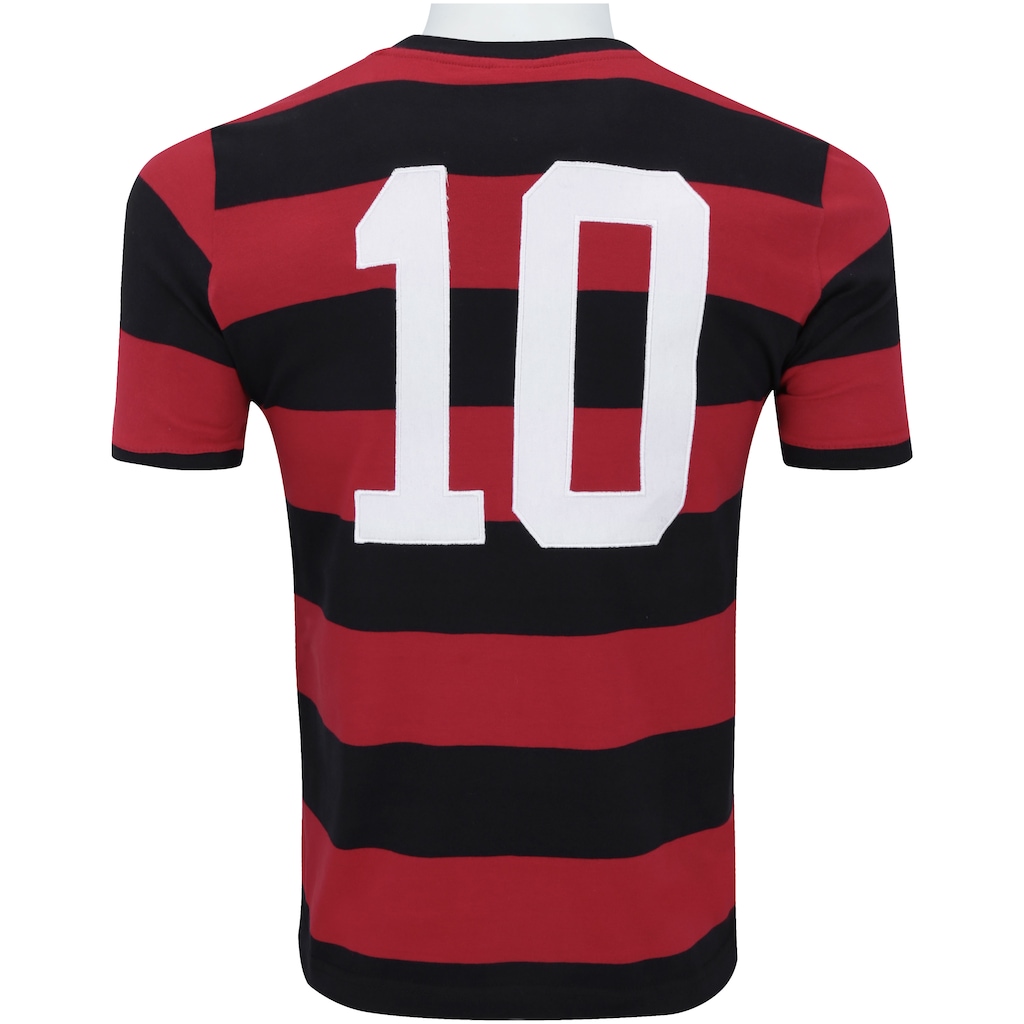 Imagem 2 do produto Camiseta do Flamengo Zico nº 10 Braziline - Masculina