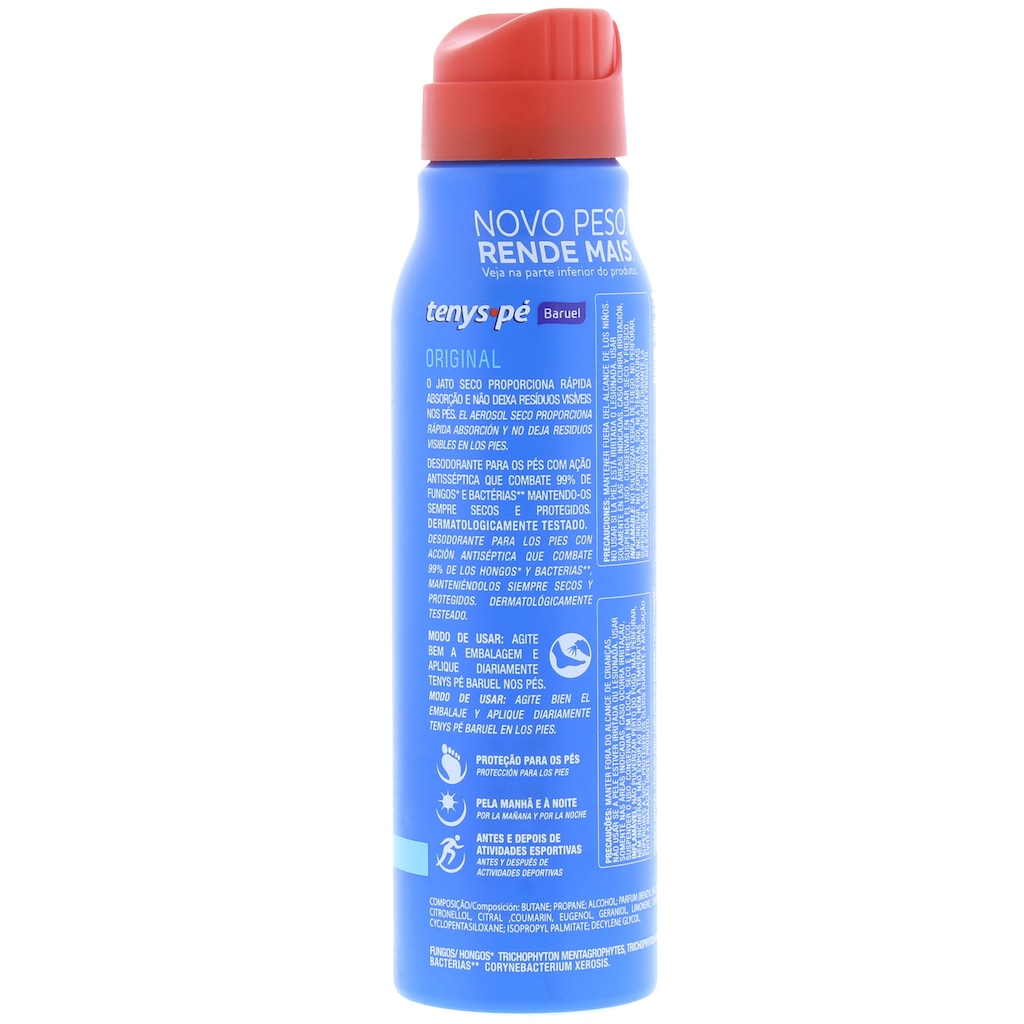 Imagem 2 do produto Desodorante para os Pés Tenys Pé Baruel Original - Jato Seco - 150ml
