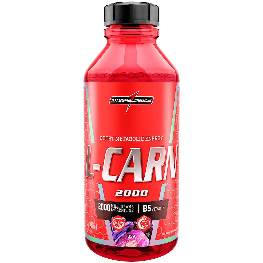 L-Carn 2000 Integralmédica - Uva - 480ml - Foto 1