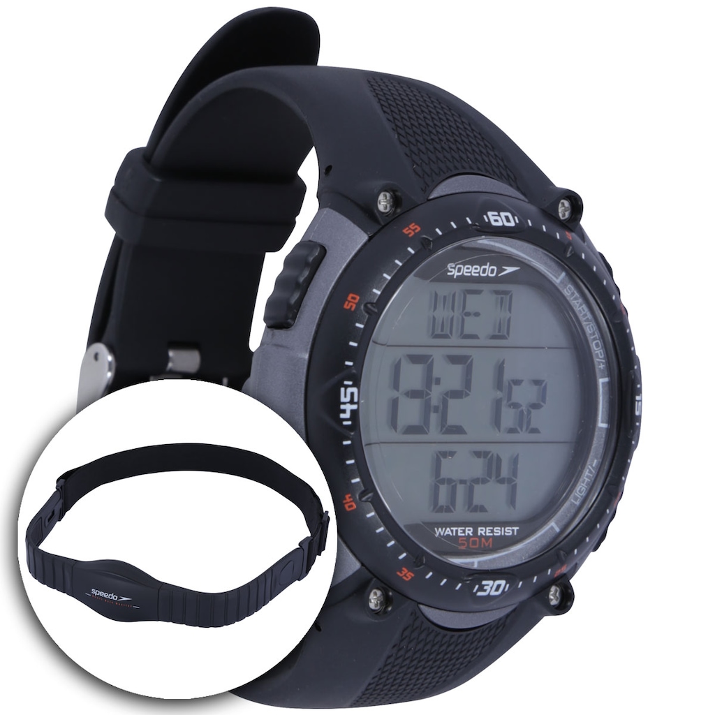 Monitor Cardíaco Speedo com Cinta - Adulto - Foto 1