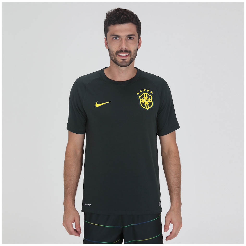 Camisa  do Brasil Verde Nike Torcedor 2014 s/n - Masculina - Foto 1