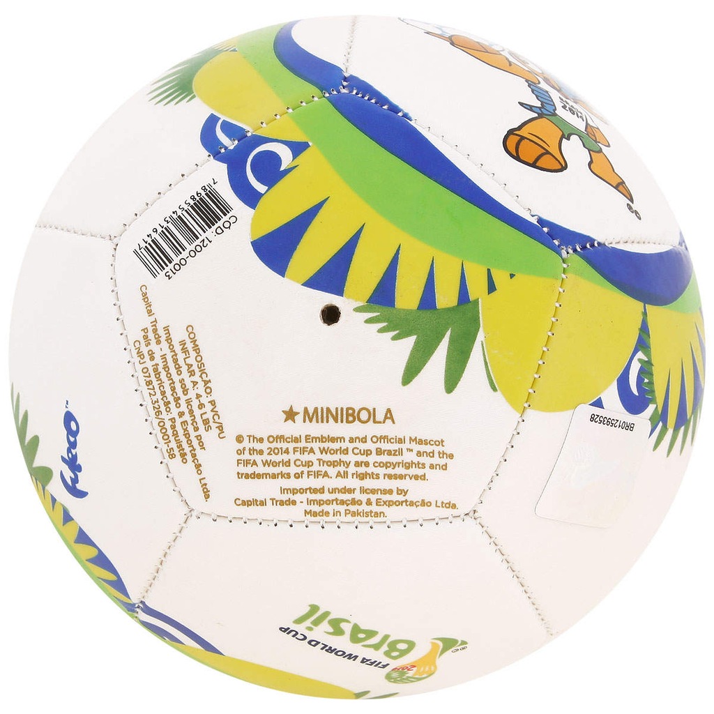 Minibola de Futebol de Campo Copa Fifa Fuleco L11 - Infantil - Foto 4