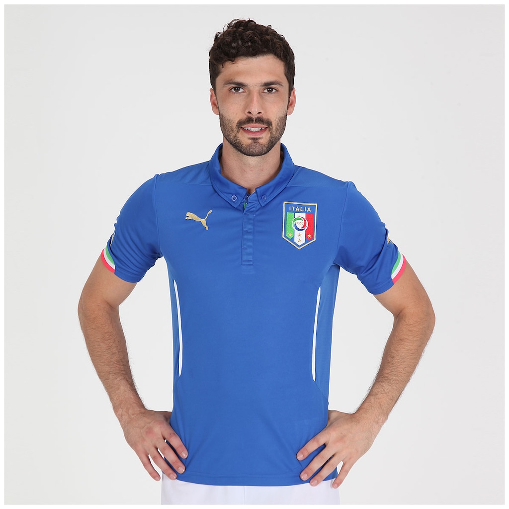 Camisa Puma Seleção Itália I s/n 2014 - Torcedor - Foto 1