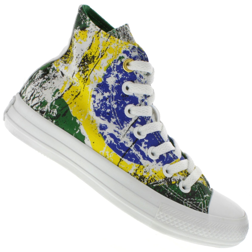 Tênis Converse All Star CT AS Print Hi Brasil – Masculino - Foto 1