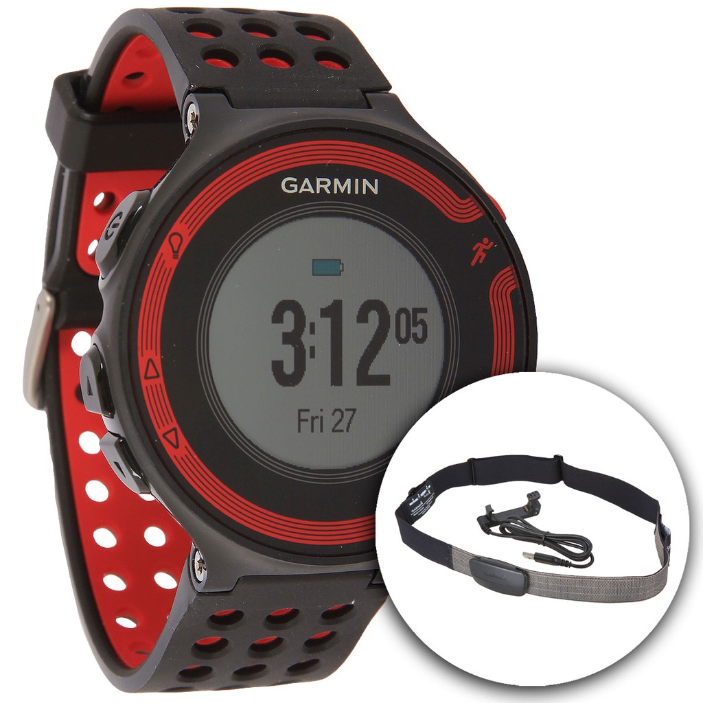 Monitor Cardíaco com GPS Garmin Forerunner 220 + Cinta Peitoral - Foto 1