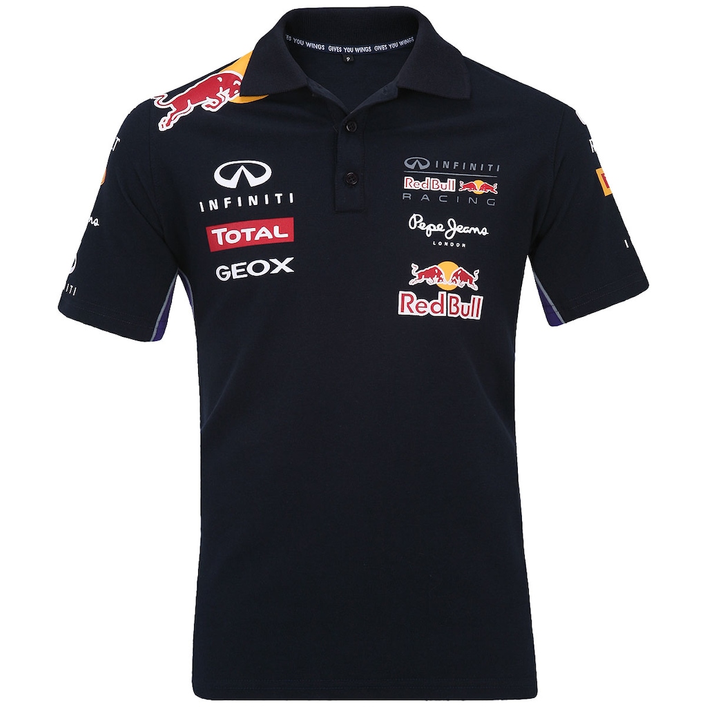 Camisa Polo Red Bull Racing Linha Oficial - Masculina - Foto 1