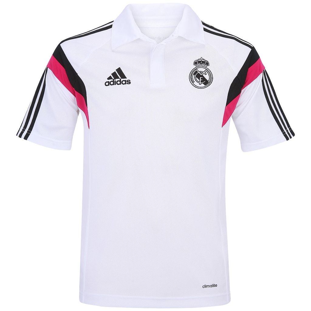 Camisa Polo adidas Real Madrid Viagem - Masculina - Foto 1