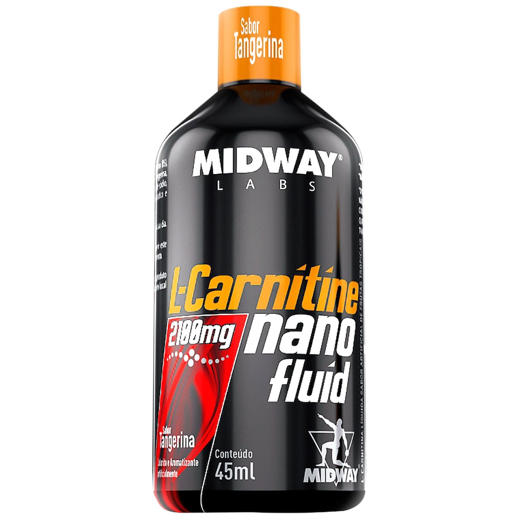 l carnitina midway L-Carnitina Midway L-Carnitine Nano Fluid 2100mg - Tangerina