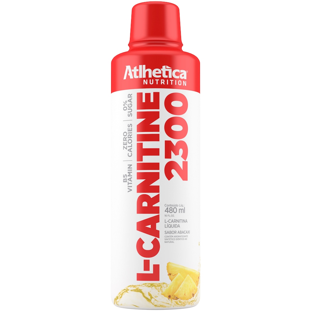 Carnitina Atlhetica L-Carnitine 2300 - Abacaxi - 480ml - Foto 1