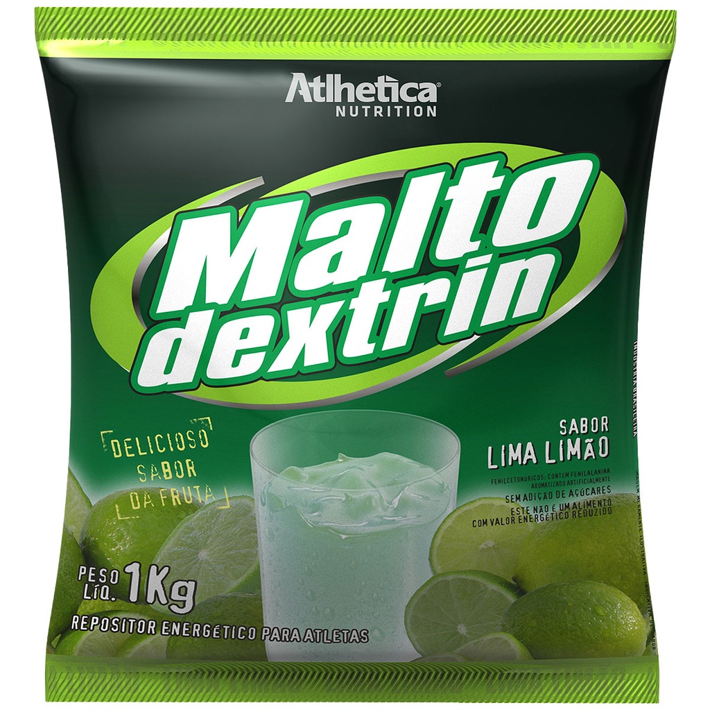 Maltodextrina Atlhetica Maltodextrin - Limão - 1Kg - Foto 1