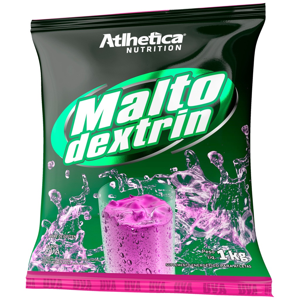 Maltodextrin Atlhetica - Uva - 1Kg - Foto 1