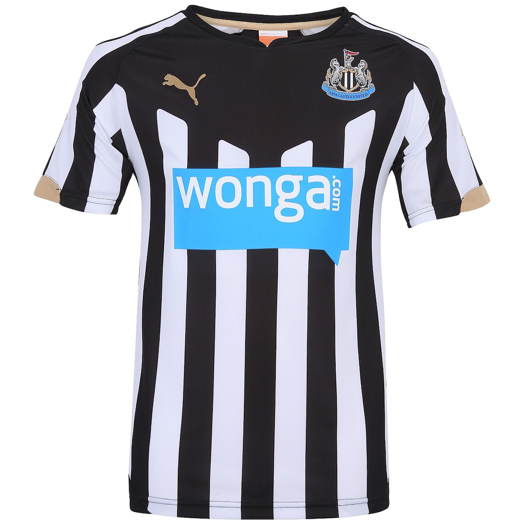Camisa Puma Newcastle United I 2014-2015 s/nº | Centauro Camisa Puma Newcastle United I 2014-2015 s/nº | Centauro