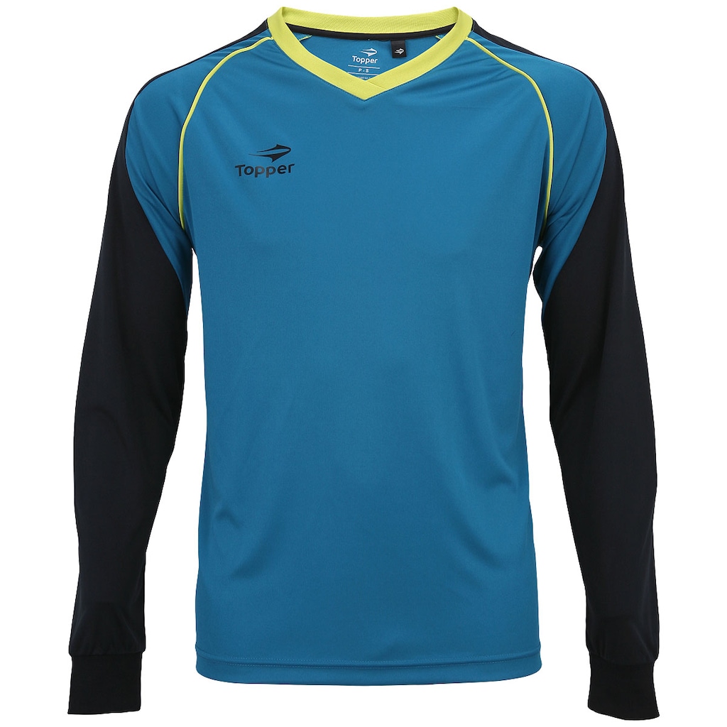 Camisa de Goleiro Manga Longa Topper com Proteção – Masculina - Foto 1