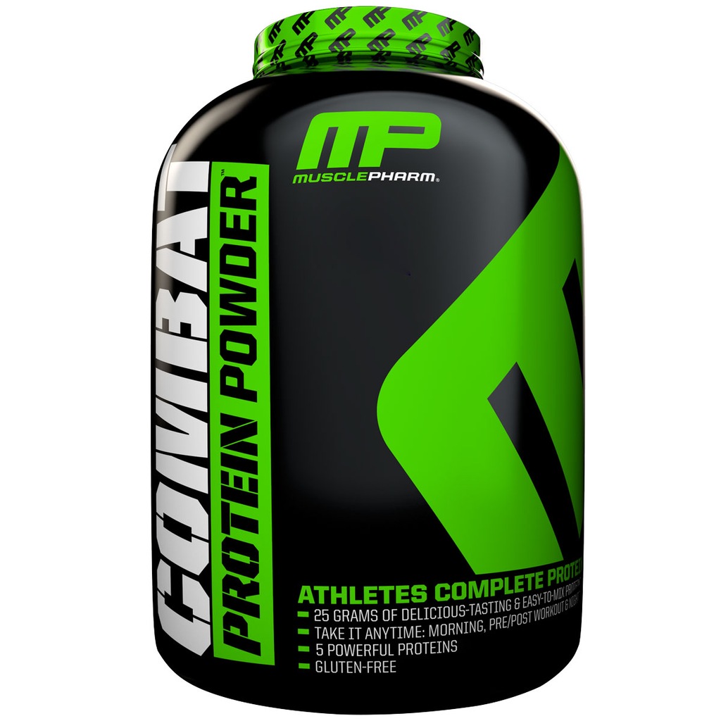 Whey Protein Muscle Pharm Combat Protein Powder - Frutas Vermelhas - 2,26Kg - Foto 1