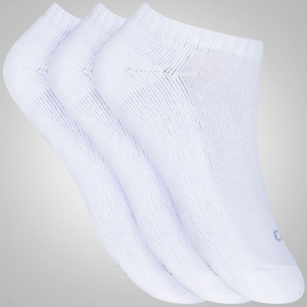 Kit de Meias Sapatilha Oxer com 3 Pares - 34 a 38 - Adulto - Foto 1