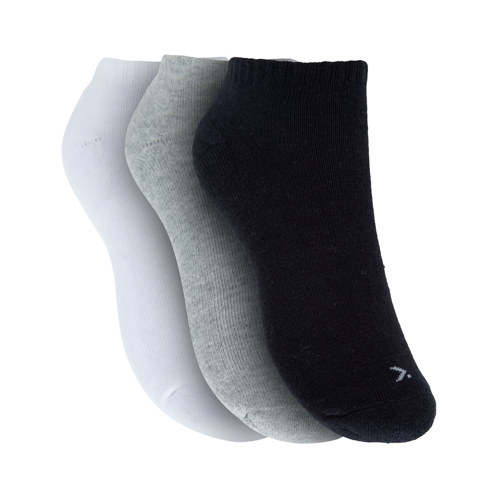 Kit de Meias Oxer Sapatilha com 3 Pares - 34 a 38 - Adulto - Foto 1