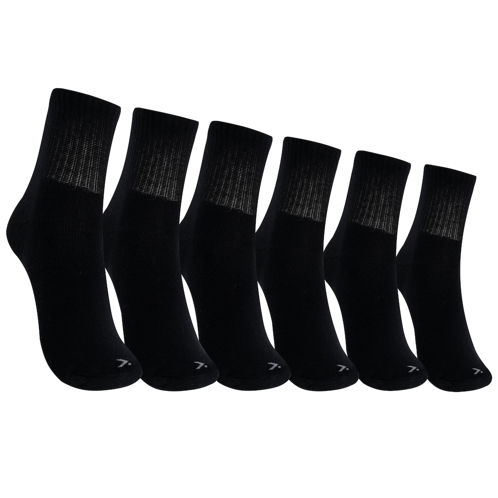 Imagem 1 do produto Kit 3 Pares de Meias Atoalhadas Cano Médio Tamanho 34 - 38 Casual Oxer Adulto