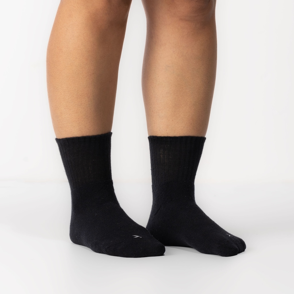 Imagem 3 do produto Kit 3 Pares de Meias Atoalhadas Cano Médio Tamanho 34 - 38 Casual Oxer Adulto