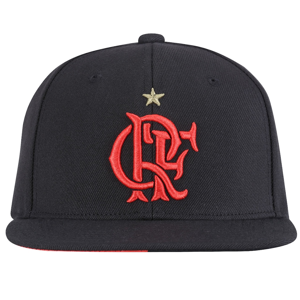 Boné Aba Reta adidas Flamengo Hino 2015 - Snapback - Adulto - Foto 1