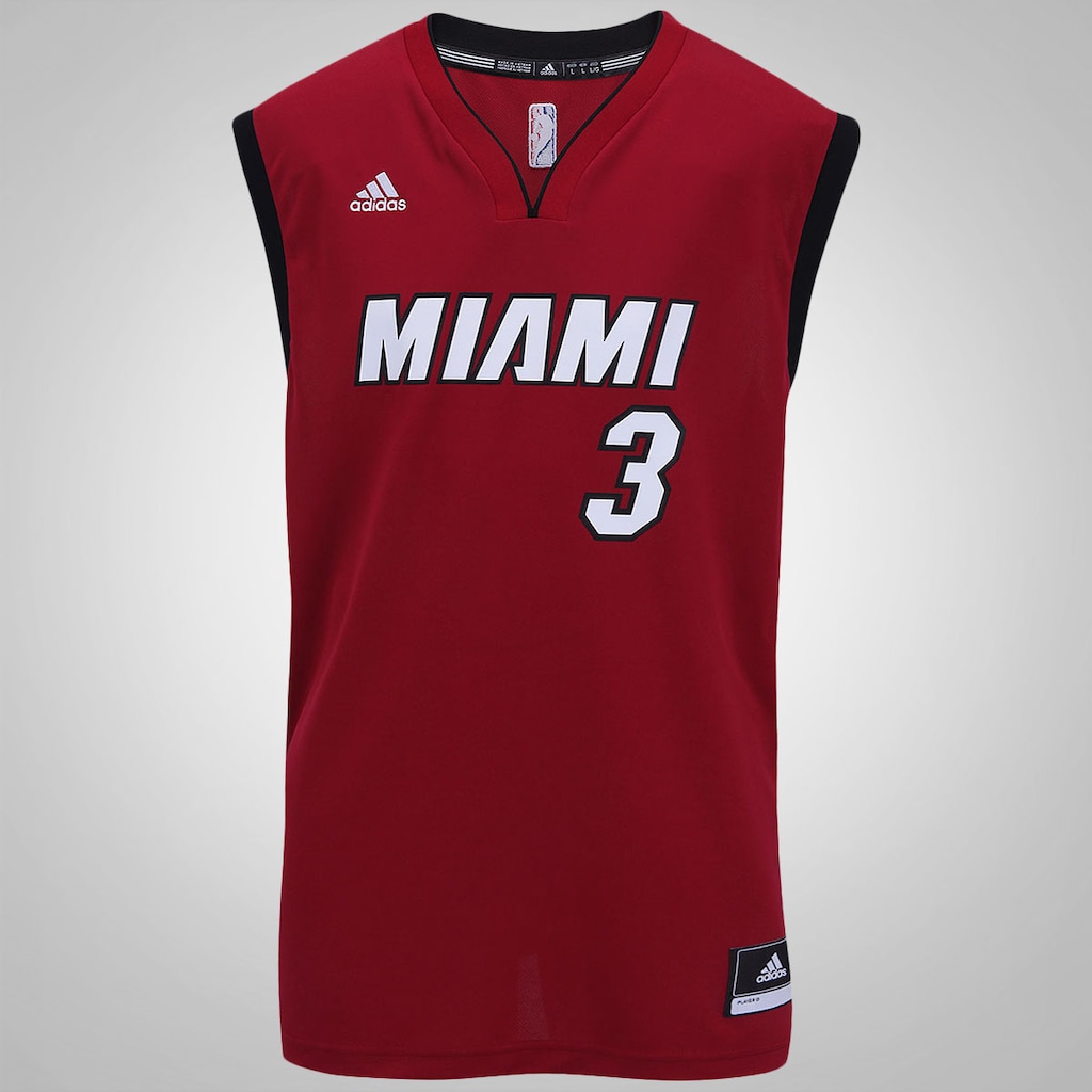 Camiseta Regata adidas NBA Miami Heat - Masculina - Foto 1