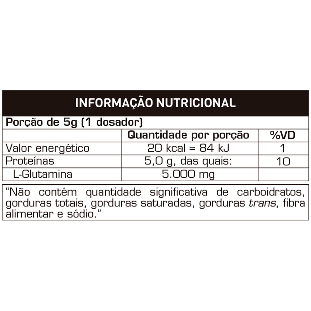 Glutamina Max Titanium L-G - 600g - Foto 1
