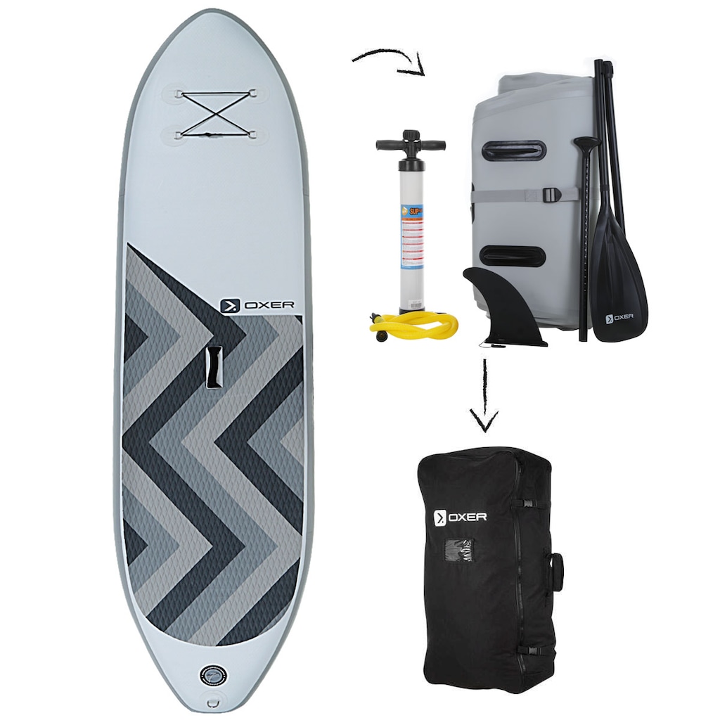 Prancha Stand Up Paddle Inflável Oxer 11.0 Pés com Mochila e Bomba - Foto 1