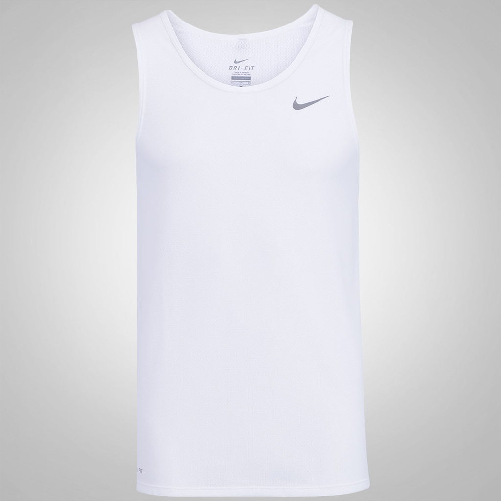 Camiseta Regata Nike Dri Fit Contour - Masculina - Foto 1
