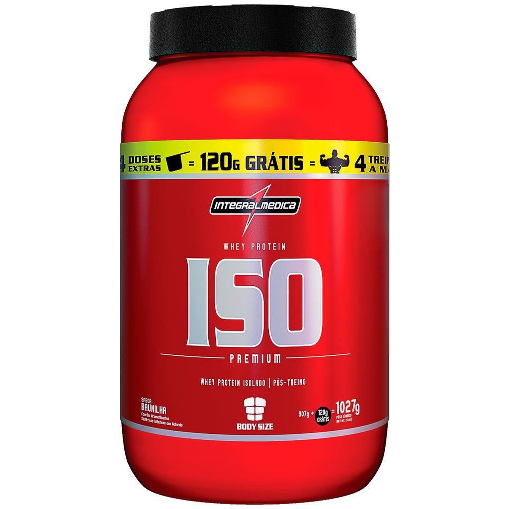 Whey Protein Isolado Integralmédica ISO - Baunilha - 907g + 120g grátis - Foto 1
