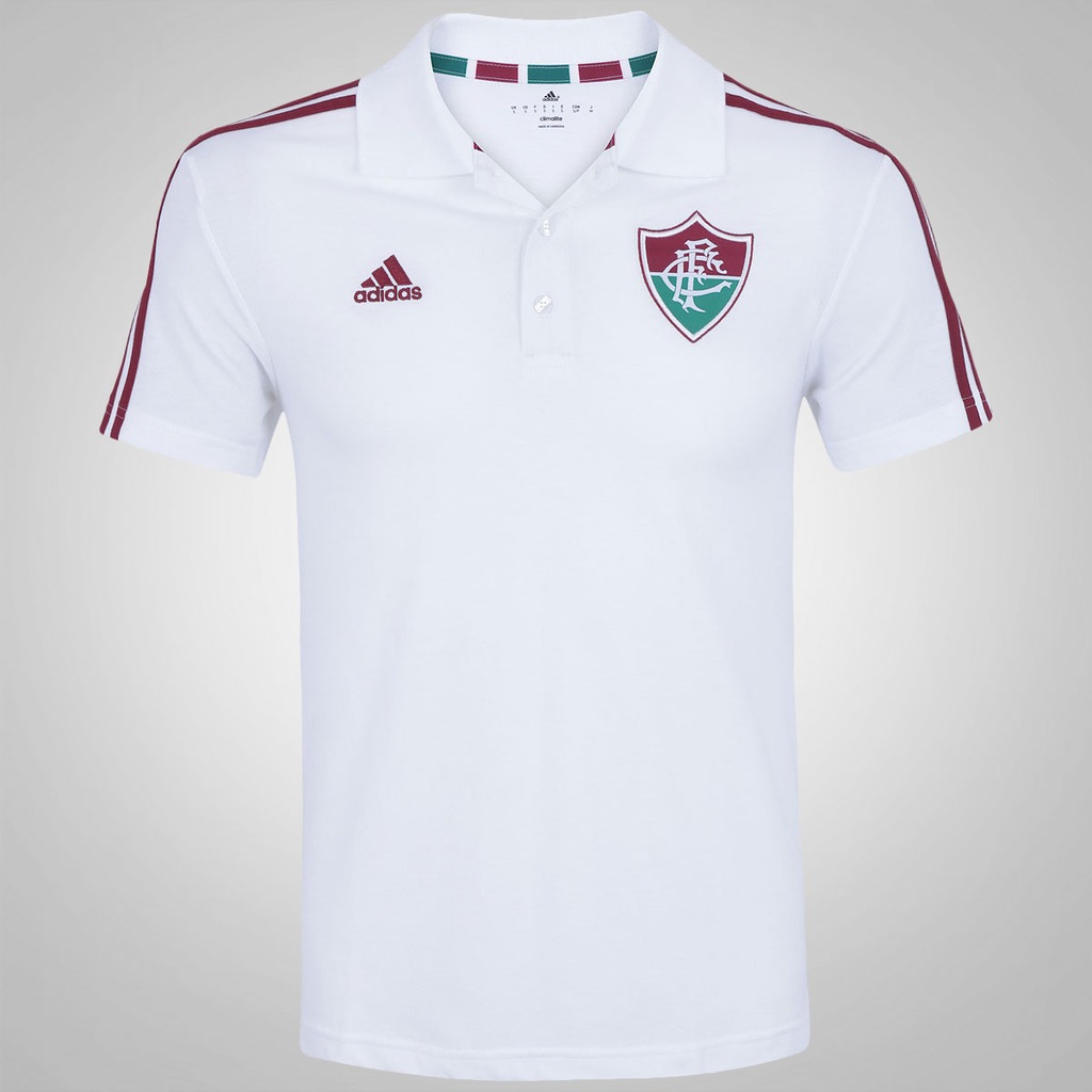 Camisa Polo do  Fluminense adidas - Masculina - Foto 1
