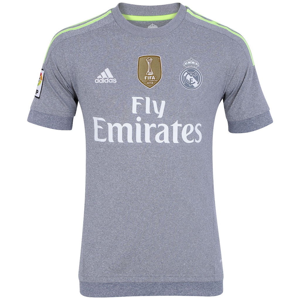 Camisa do Real Madrid II 15/16 s/ nº adidas - Foto 1